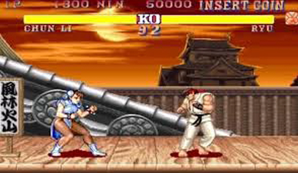<사진참조 나무위키, 대전격투 게임의 전설 ‘스트리트 파이터2’, 제작사 ‘캡콤’ 1991년 작>