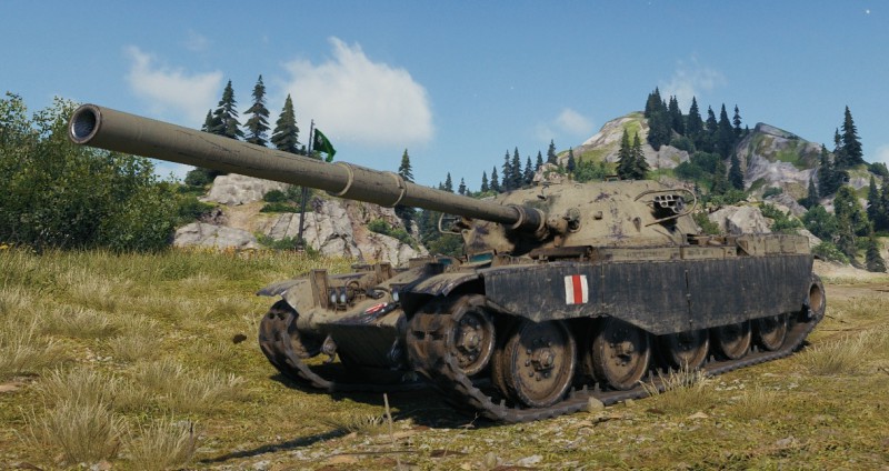 ▲T95/FV4201 Chieftain(출처=월드오브탱크 공식 홈페이지)