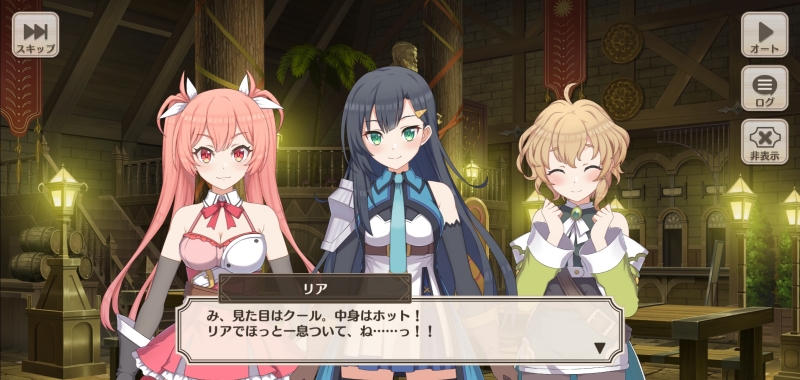 초반 스토리 모드에 등장하는 오리지널 캐릭터 3인방