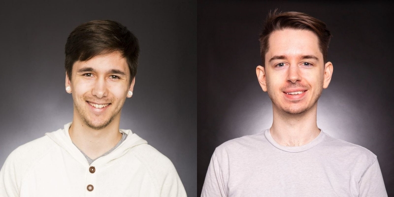 왼쪽부터 라이엇게임즈 전략적 팀 전투 프로덕트 총괄 TJ 보러스, 조반니 스카르파티 게임디자이너