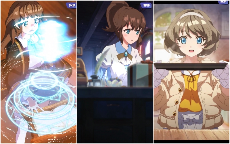 이야기의 흐름을 보여주는 애니메이션은 완성도가 높다