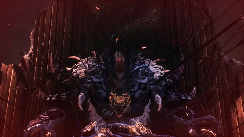 폭룡왕 바칼. 단단한 피부를 화살이 꿰뚫었다