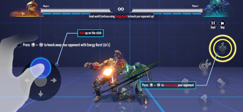 기본 조작은 단순하게 구성됐다. 기술도 효과가 다를 뿐 커맨드는 비슷하다