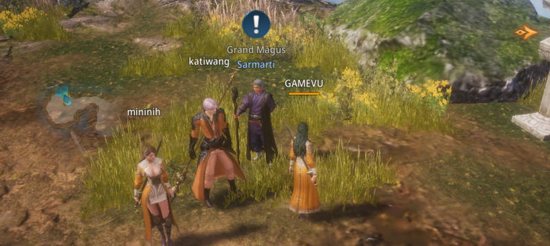 대마법사 사르마티. 영문 버전에서는 메이지(Mage) 대신 라틴어 마구스(Magus)로 낡고 대단한 느낌을 강조했다