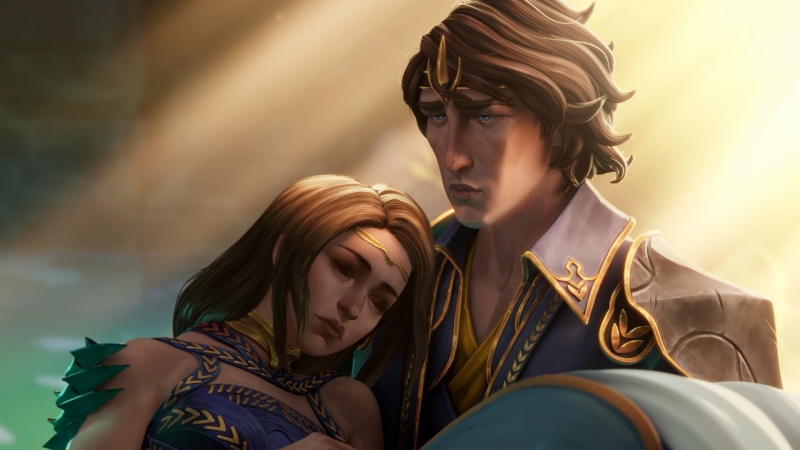 인간시절 비에고와 그의 아내 이졸데