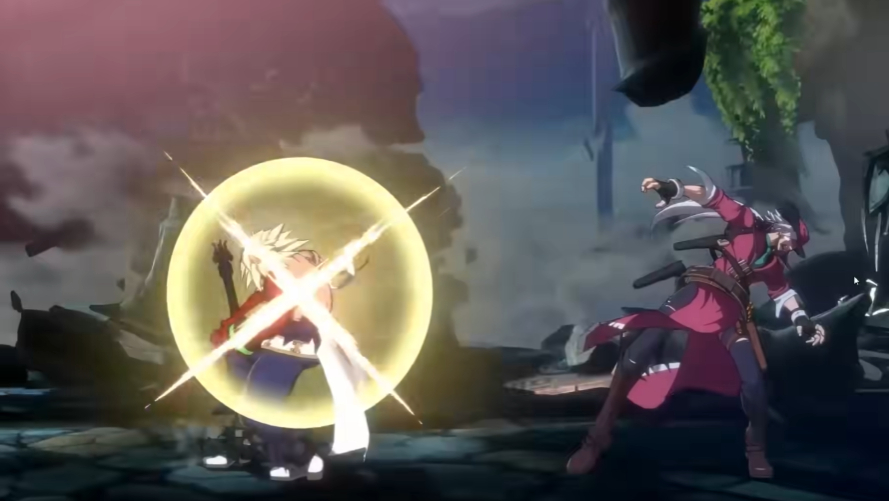 기본 콤보에서 블러드 소드로 연계하는 콤보는 노란색 이펙트가 출력된다