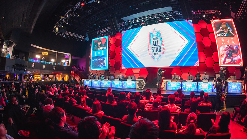 오프라인으로 개최된 2019 리그오브레전드 올스타전 현장 모습(출처=라이엇게임즈 플리커)