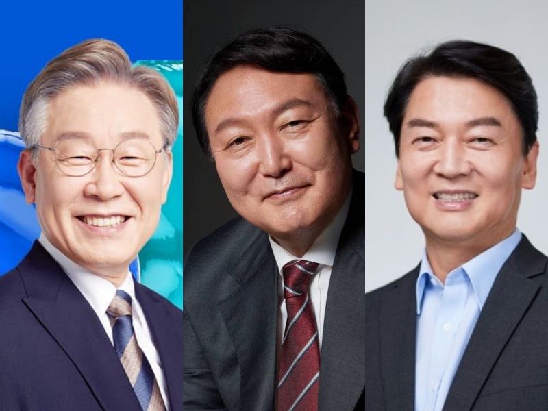 출처=각 후보 SNS