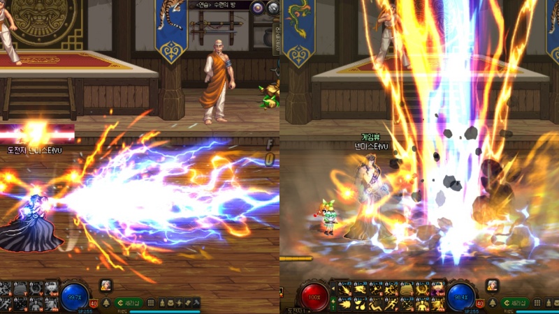 뇌전포(왼쪽)과 천뢰호각