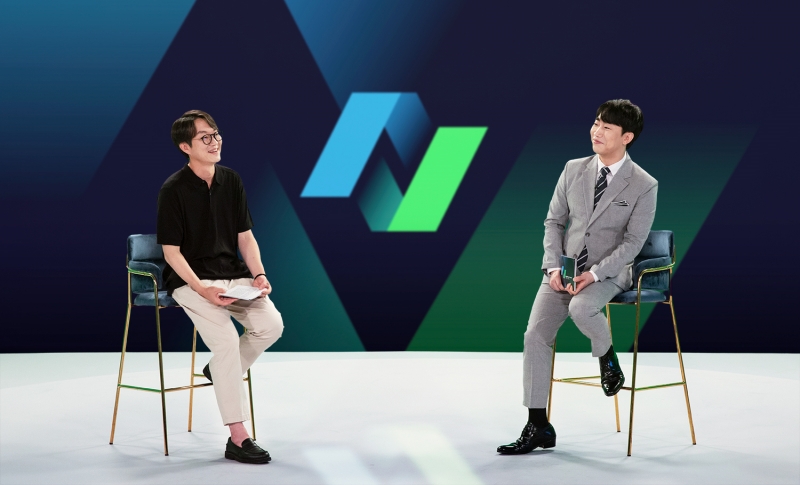 넥슨 이정헌 대표(왼쪽)