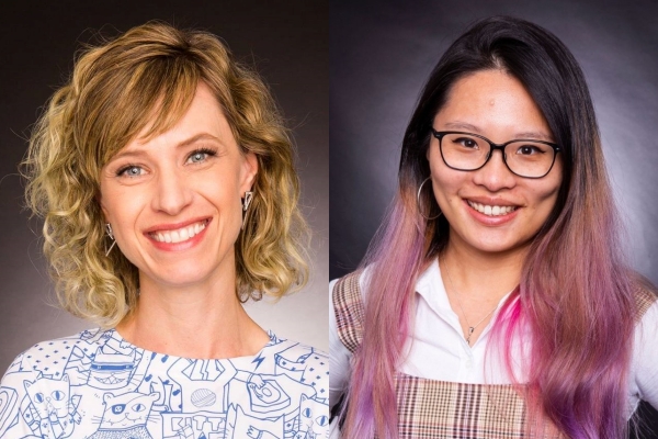 왼쪽부터 알리샤 로링 UX선임디자이너, 크리스틴 라이 콘텐츠담당