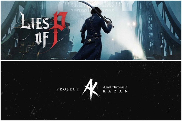 <사진> 네오위즈 'P의 거짓'(위쪽)과 넥슨 '프로젝트 AK'