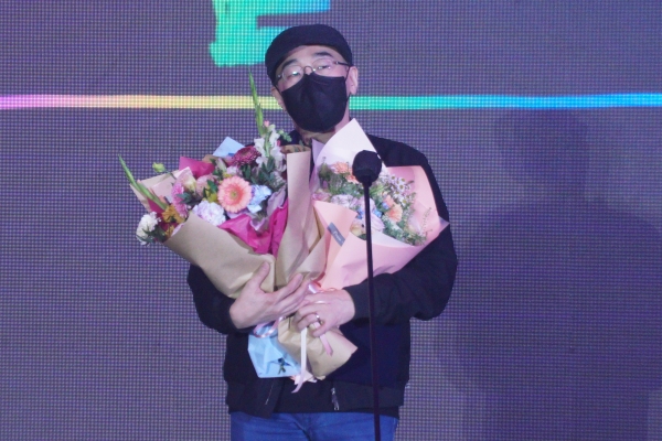 <사진> '블루 아키이브' 개발을 지휘한 넥슨게임즈 김용하 PD