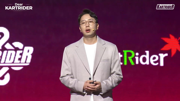 넥슨 조재윤 디렉터(출처=카트라이더 공식 유튜브)