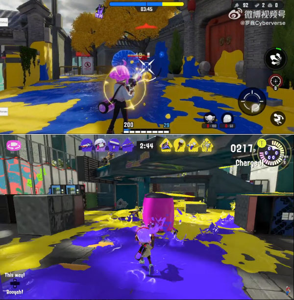 사진출처-사이버버스 공식 영상(상단), 스플래툰 3 공식 플레이 영상(하단)