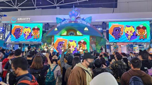 <사진>그라비티 부스, 다채로운 타이틀 시연 공간, 신규 브랜드 및 웹툰 체험 제공