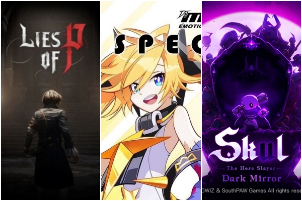 왼쪽부터 'P의 거짓', 'DJ 맥스 리스펙트', '스컬'