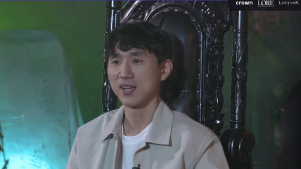 <사진> '로스트아크' 글로벌 출시 전 금강선 디렉터는 동시 접속자 수 20만 명 유치를 목표로 밝혔다 (출처=크라운채널 유튜브)