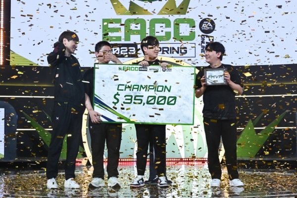 <사진> EACC 스프링 2023 우승팀 KT 롤스터