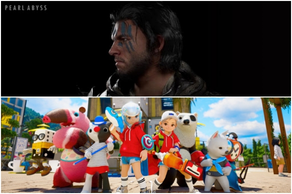 펄어비스 신작 '붉은사막'(위쪽)과 '도깨비'