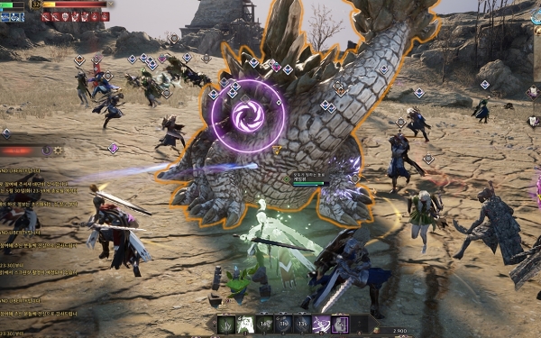 TL 국내 테스트 버전의 필드 보스 전투