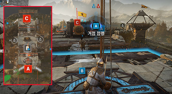 A거점에서 C거점은 빠르게 이동할 수 있는 거리다