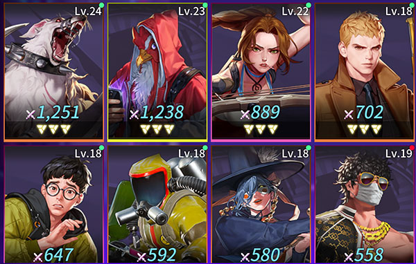 잘 키운 부하의 활약이 돋보이는 랭크 결투장