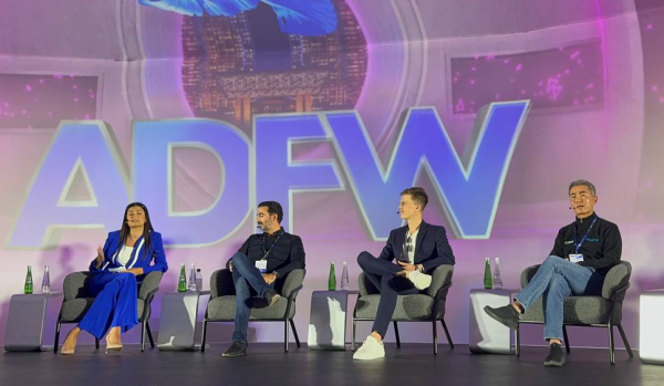 <사진> 이미지 설명: 아부다비 파이낸스 위크(ADFW) 2023 패널 토론에 참석한 위메이드 장현국 대표