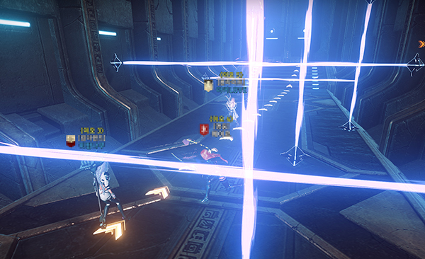 레이저 트랩은 수동 조작으로 지나가자