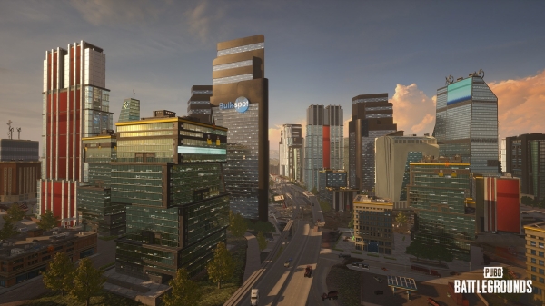 2022년 7월에 추가된 미국식 맵 '데스턴(Deston)', 근미래를 배경으로 한 8km×8km의 광활한 맵이다