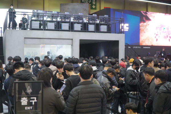 <사진> 지스타 2023 엔씨소프트 부스 풍경