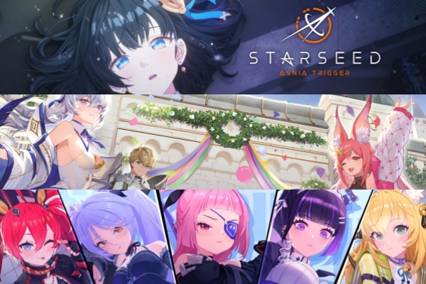 <사진> 위쪽부터 컴투스 '스타시드: 아스니아 트리거', 웹젠 '테르비스', 넷마블 '데미스 리본'