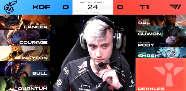 출처 - LCK CL 중계화면