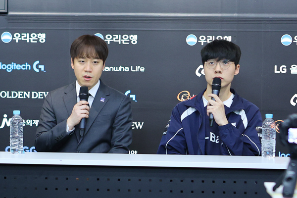 <사진> DRX 김목경 감독, DRX 테디 박진성