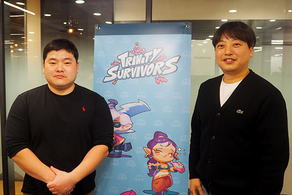 플라이웨이게임즈의 유승열 CD(좌측)와 유신종 PD(우측)