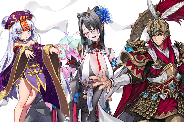 (좌측부터) 샤오, 나찰, 이정