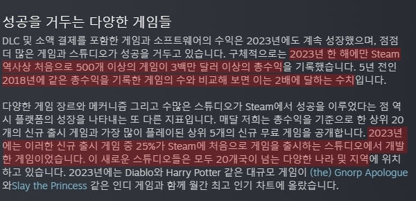 출처-스팀 홈페이지 뉴스 허브