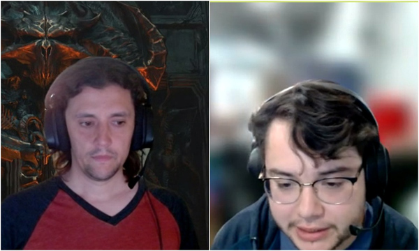 애덤 잭슨 '디아블로4' 리드 라이브 클래스 디자이너와, 콜린 피너 '디아블로4' 리드 라이브 게임 디자이너