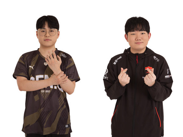 젠지 주니 김경준 선수 - 농심 비니 권순빈 선수