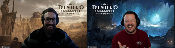 <사진> 왼쪽부터 라이언 퀸 선임 내러티브 디자이너 - 스캇 버지스 리드 게임 디자이너