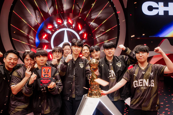 <사진> 2024 MSI 우승팀 젠지 (제공 - 라이엇 게임즈)