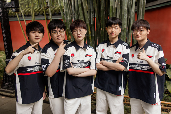 <사진> G2에게 덜미를 잡히며 탈락한 중국 TES (제공 -라이엇 게임즈)