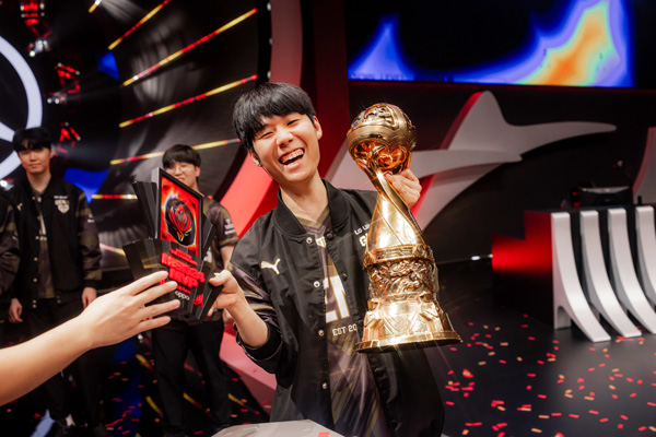 <사진> 2024 MSI 결승 MVP 리헨즈 손시우 (제공 -라이엇 게임즈)