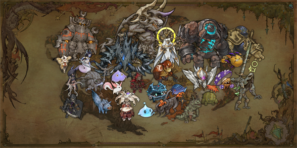 230여종의 다채로운 몬스터