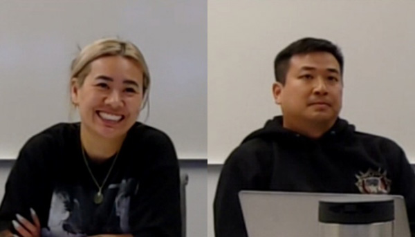 <사진> 스테파니 르엉 수석 게임 프로덕트 매니저, 멩-양 루 아트 디렉터