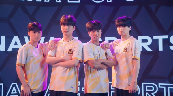 <사진> 다나와 e스포츠 (출처-EWC 중계화면)