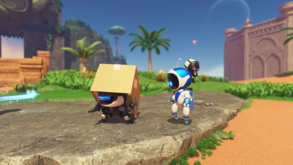 캐릭터가 있다기보다는 봇들이 인기 캐릭터의 코스프레를 하는 듯한 이미지다. 약간 멍청하고 코믹한 움직임과 함께 보는 것만으로도 즐거워진다.