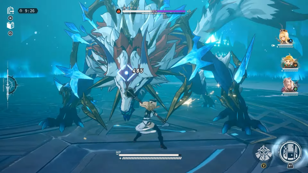 정면에서는 타겟팅이 머리로 설정