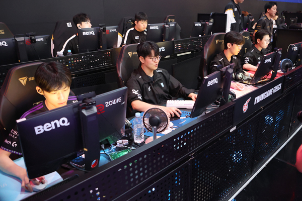 <사진> 파이널 2일차 1위를 차지한 광동