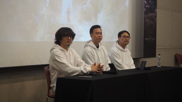 (왼쪽부터)하이브IM 정우용 대표, 아쿠아트리 박범진 대표, 하이브IM 김민규 사업실장